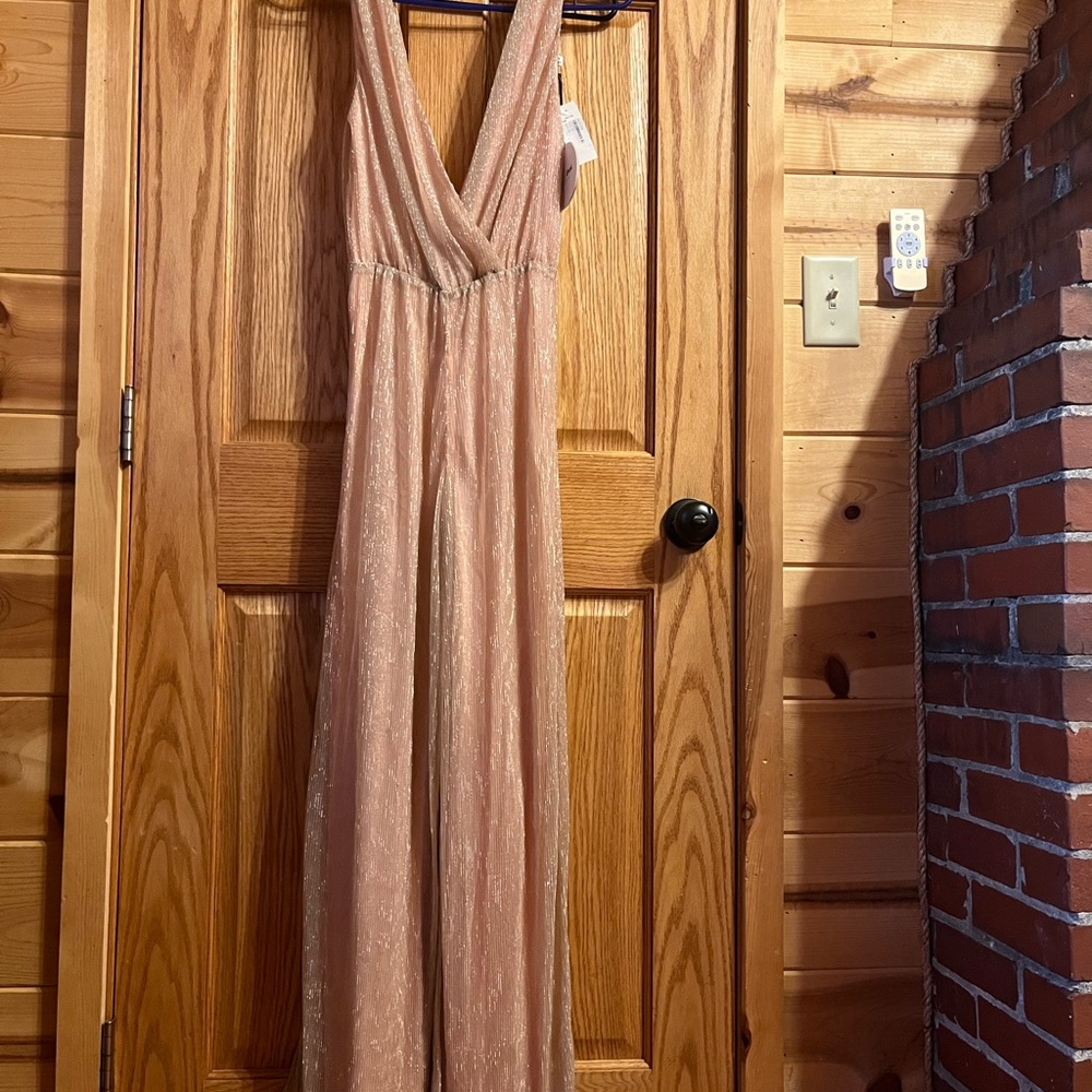 Line + Dot Revolve Doux Jumpsuit in Ballet Pink NWT Small - Picture 7 of 9